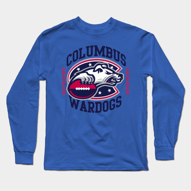 Columbus Wardogs Long Sleeve T-Shirt by MindsparkCreative